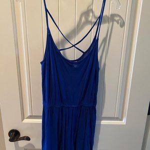 LIGHTLY USED H&M Divided Blue Short Romper Size Small
